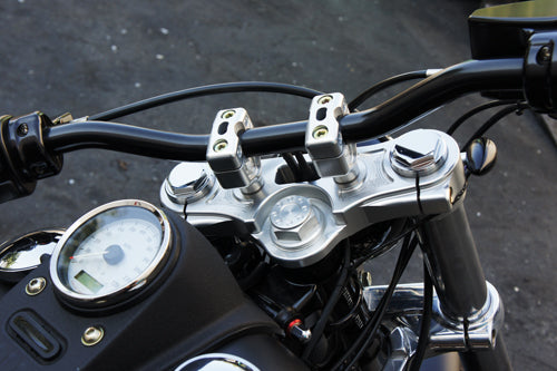 Dyna Upper Tree Assembly Clear with Dual Handlebar Clamp 2
