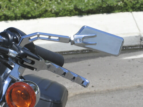 Viewtech 1 Rectangular Mirrors Chrome