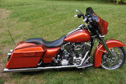 HD Sensor Type Knurled Hand Grips on a Street Glide
