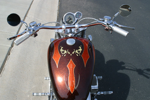 Viewtech 7 Stock HD Postion 3-1/4 Round Mirror Chrome