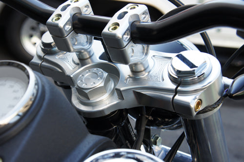 Dyna Upper Tree Assembly Clear with Dual Handlebar Clamp
