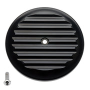 VT Air Cleaner Cover Finned Black