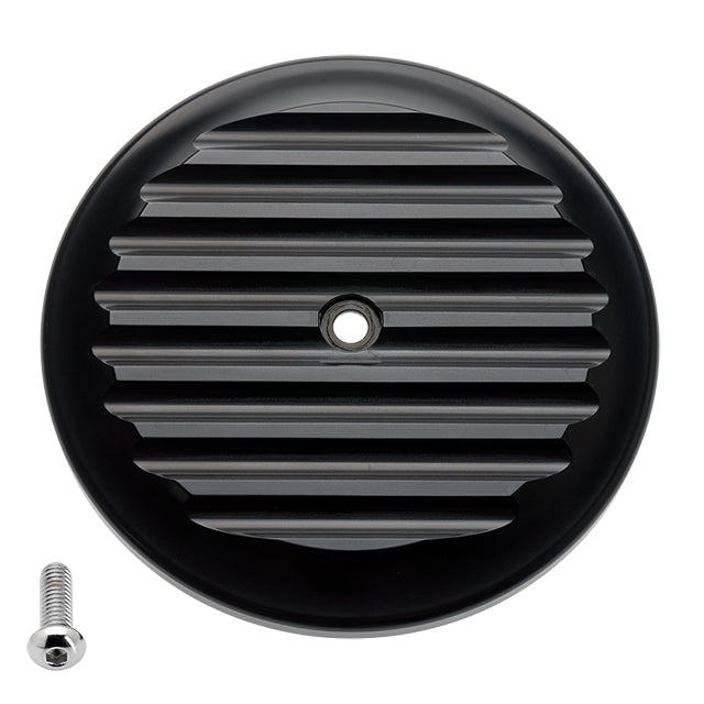 VT Air Cleaner Cover Finned Black