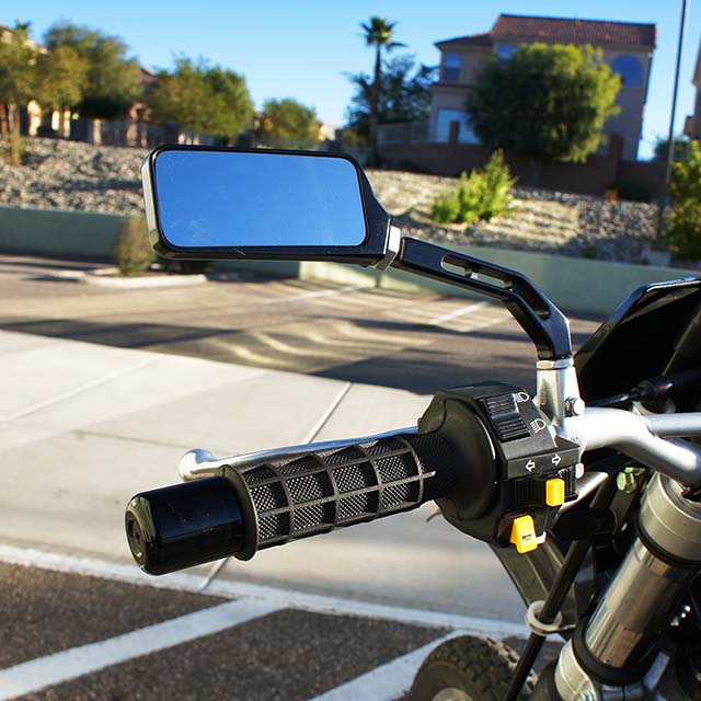 Viewtech 1 Rectangular Mirror Black