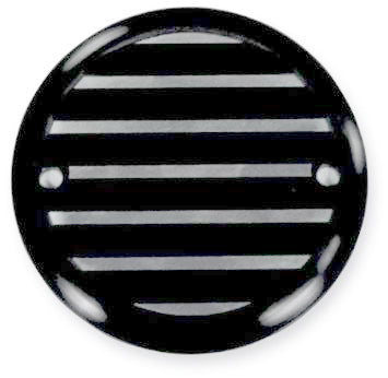2 Hole Point Cover Black Finned