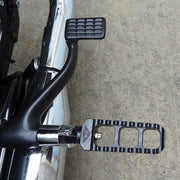 Narrow Serrated Footpegs Black