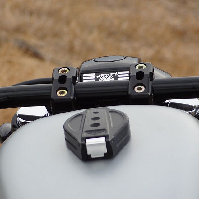 2" Dual Handlebar Clamp Black