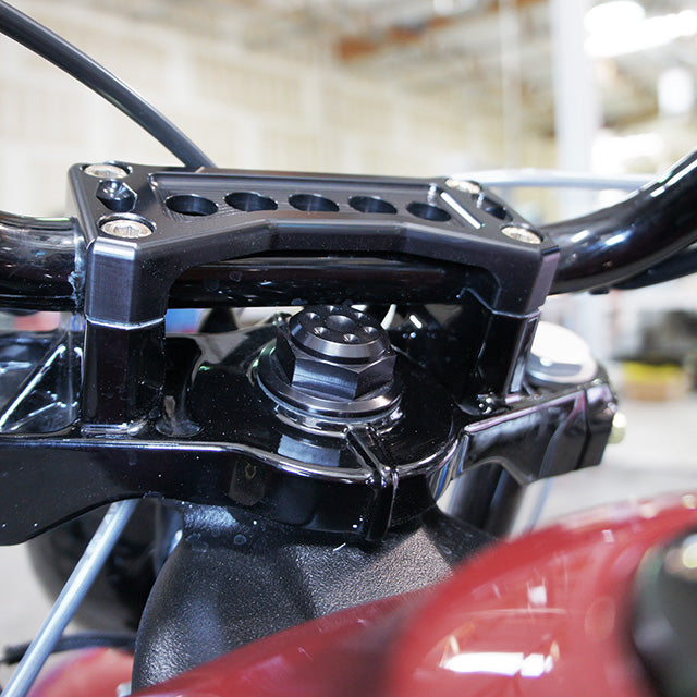 Indian Steering Stem Nut Black