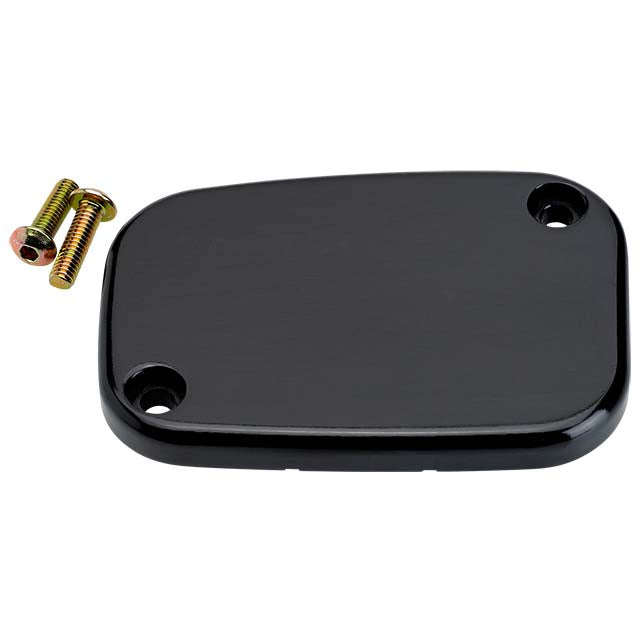Front Master Cylinder Cover Smooth Black FL, V-Rod
