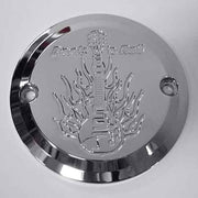 2 Hole Point Cover Chrome Rock-n-Roll