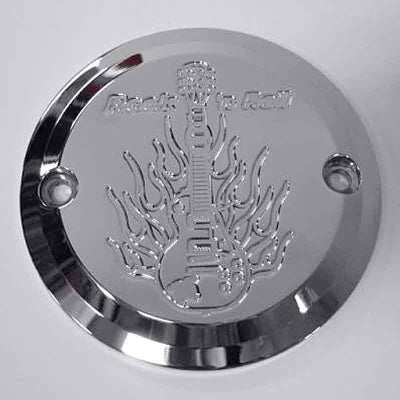 2 Hole Point Cover Chrome Rock-n-Roll