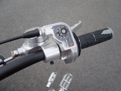 7/8" Handlebar Hand Control Adapter Sleeves & Billet Throttle