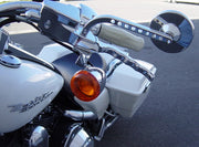 Viewtech 7 Standard 3-1/4 Round Mirror on a Road King