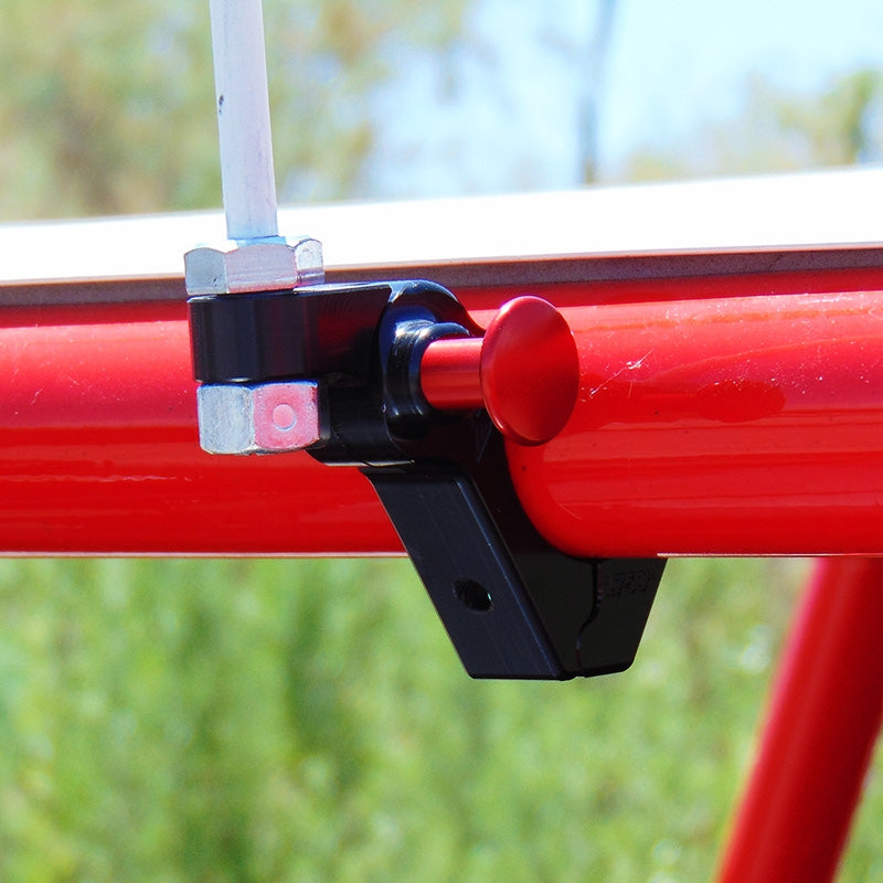 Tri-Lock Adjustable Whip Tube Mount Black