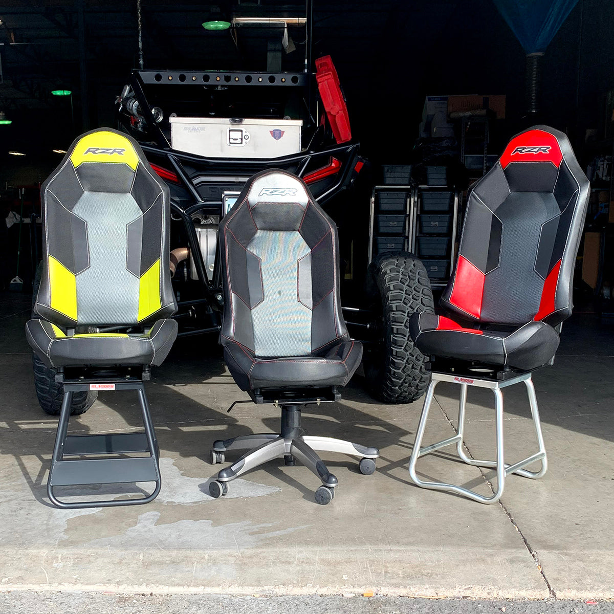 Polaris RZR Seat Office Chair Bike Stand Mounting Kit – Joker