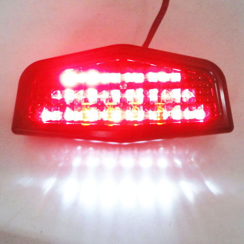 Cafe LED Taillight Assembly Lit