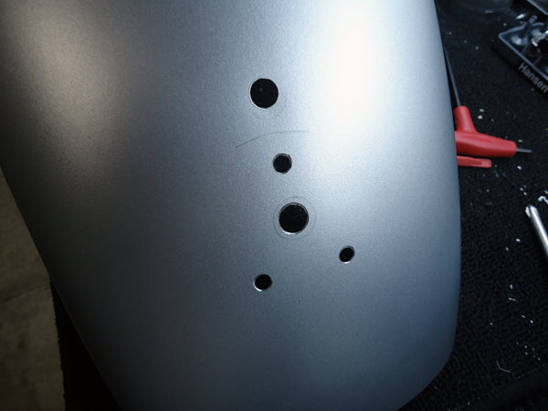 Cafe LED Taillight and License Plate Assembly Installation