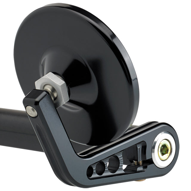 3-1/4 Bar End Mirror Stem A Black