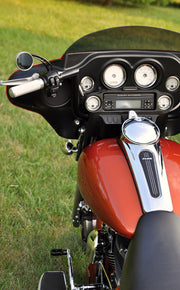 Black Shift Peg on a Street Glide