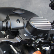 Sportster Front Master Cylinder Cover Finned Black