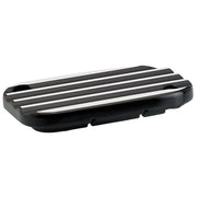 Hydraulic Clutch MC Cover Finned Black FL, V-Rod
