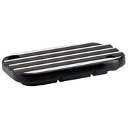 Hydraulic Clutch MC Cover Finned Black FL, V-Rod