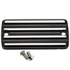 Pre-96 Front Master Cylinder Cover Finned Black Silver
