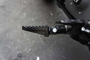 Road Racing Right Footpeg Black Front