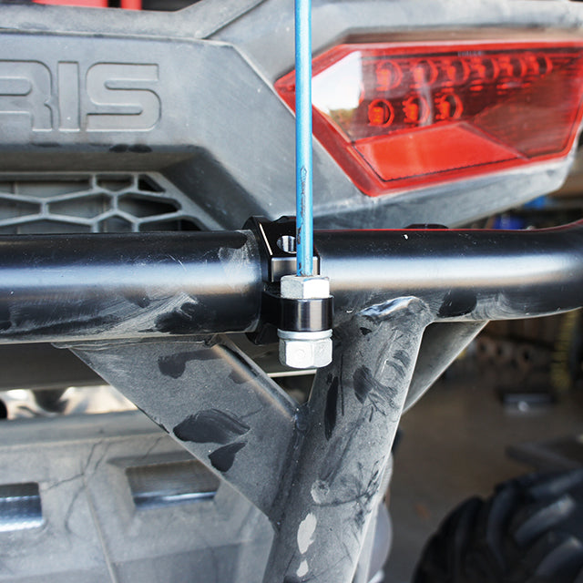 Whip Flag Mount Black 1.75" Tubing