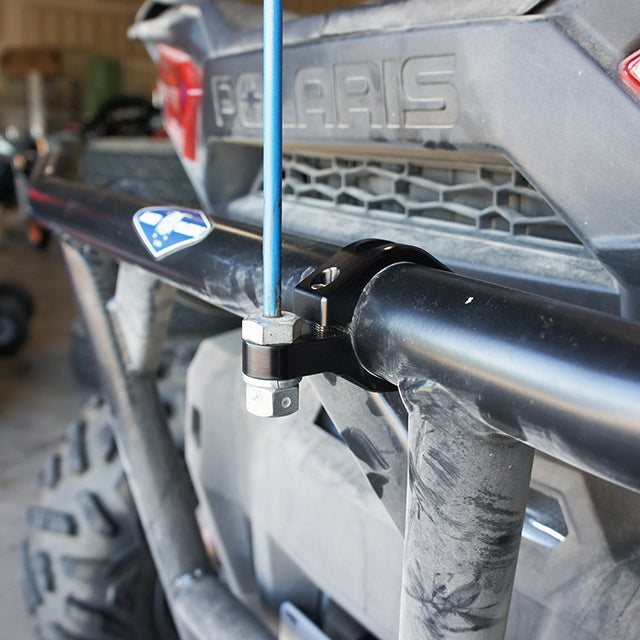 Whip Flag Mount Black 1.75" Tubing