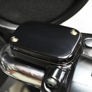 Front Master Cylinder Cover Smooth Black FL, V-Rod