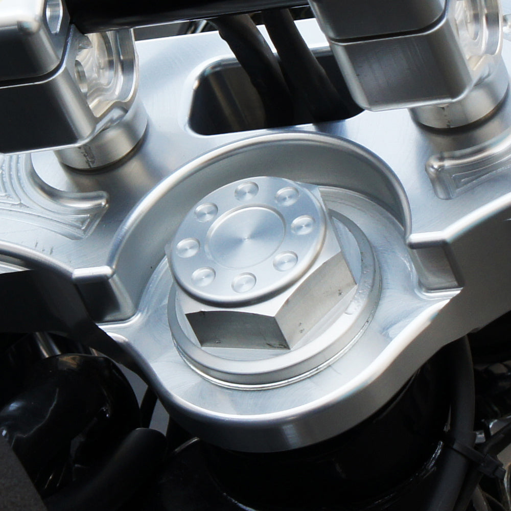 Dyna Steering Stem Nut Clear App1