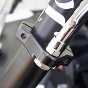 8mm Mirror Mount 1 3/4 tubing Black