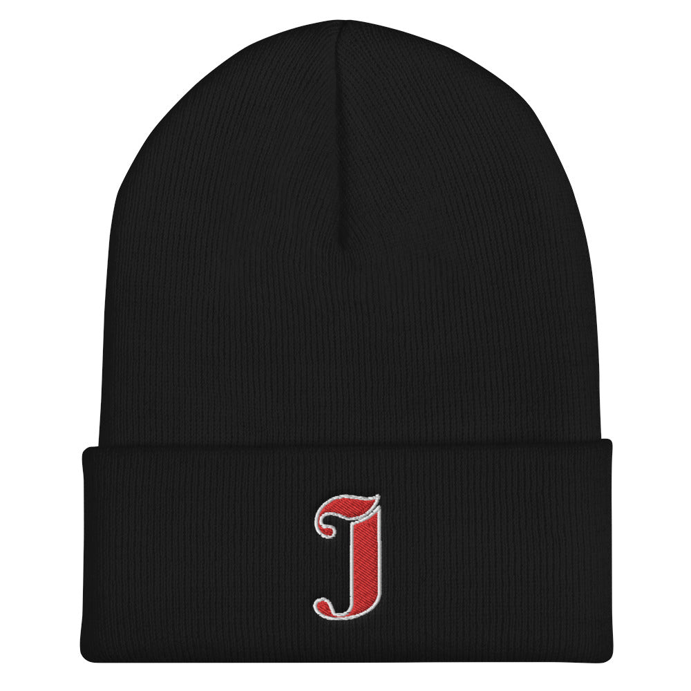J Logo Cuffed Beanie