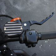 Sportster Front Master Cylinder Cover Finned Black