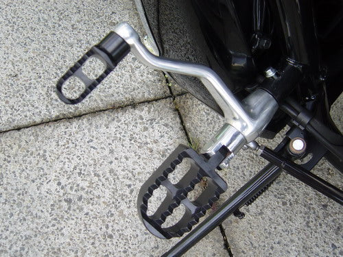 Serrated Shift Peg Black & Footpeg
