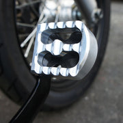 Serrated Brake Pedal Cover Raw