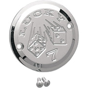 2 Hole Point Cover Chrome Lucky 7