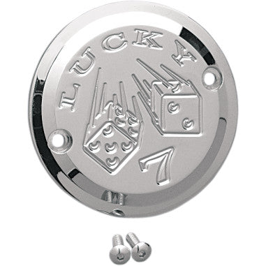 2 Hole Point Cover Chrome Lucky 7