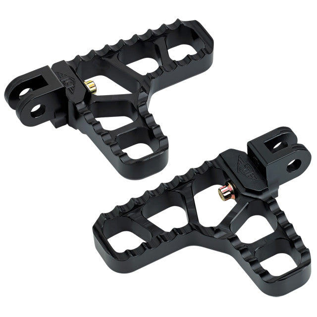 Triumph Bonneville Serrated Heel Pegs Black
