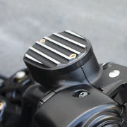 Sportster Front Master Cylinder Cover Finned Black