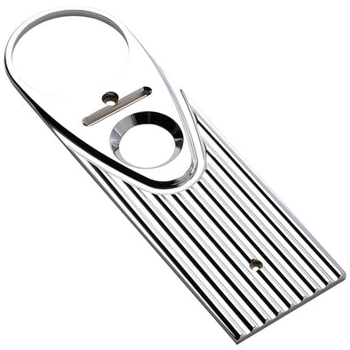 Epoxy Top - Gas Tank Dash Insert 06-07 Harley Streetglide - Gray E Skull Black E - Foto 1