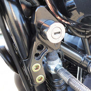 Triumph Ignition Switch Relocation Bracket Left Black