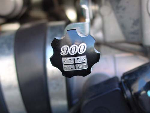 Triumph Choke Knob Union Jack 900 Black