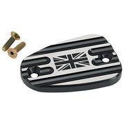 Triumph Front Master Cylinder Cover Union Jack Black
