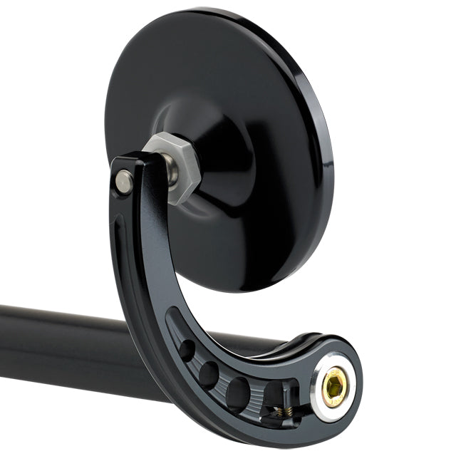 3-1/4 Bar End Mirror Stem C Black