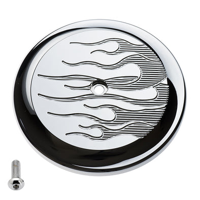 VT Air Cleaner Cover Flame Chrome