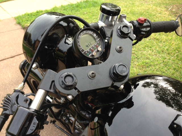 CB750 Fork Tube Plugs Black