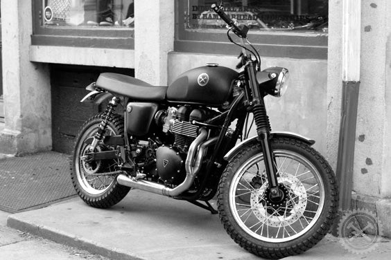 Series 900 Triumph Sprocket Cover Black