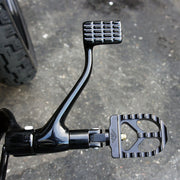 Short Serrated Footpegs Black